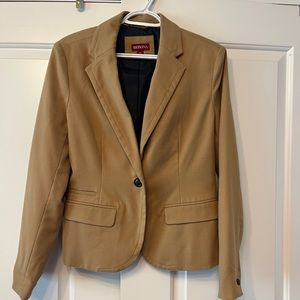Camel blazer never worn!